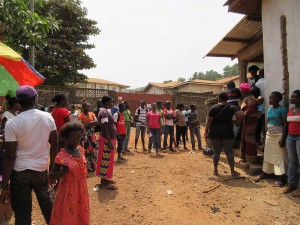 At the distribution site