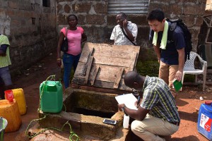 Damaged well (Before)