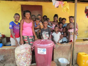 Mrs. Hawa and her family of 15