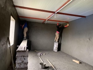 Finishing the interior