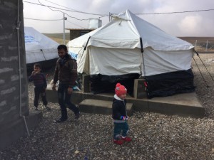 Tent w/ rectangular base before the upgrade