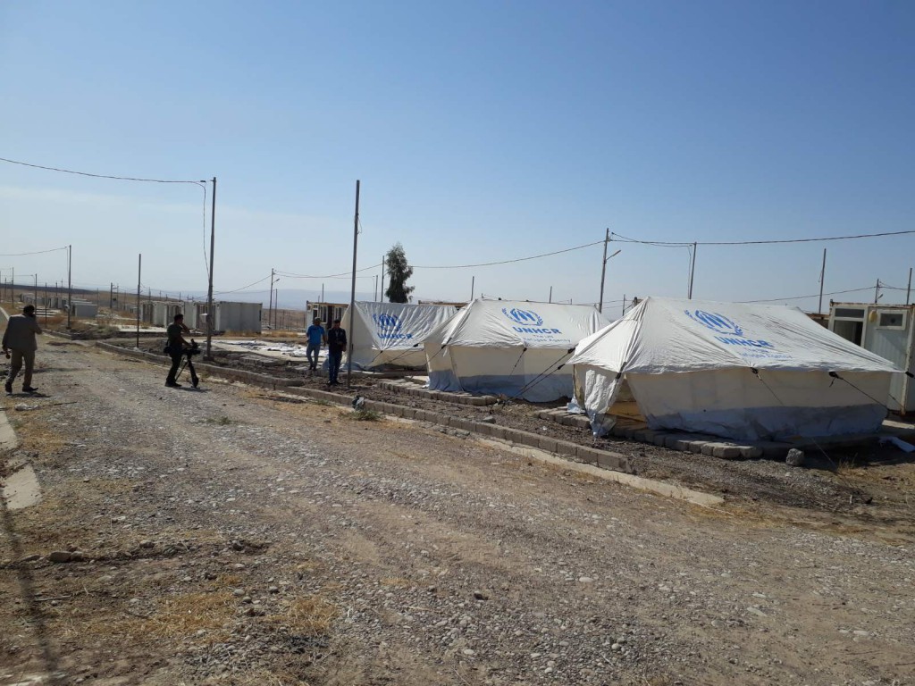 Emergency tent ready